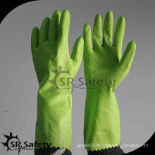SRSAFETY Beste längere Porzellan-PVC-Handschuhe
